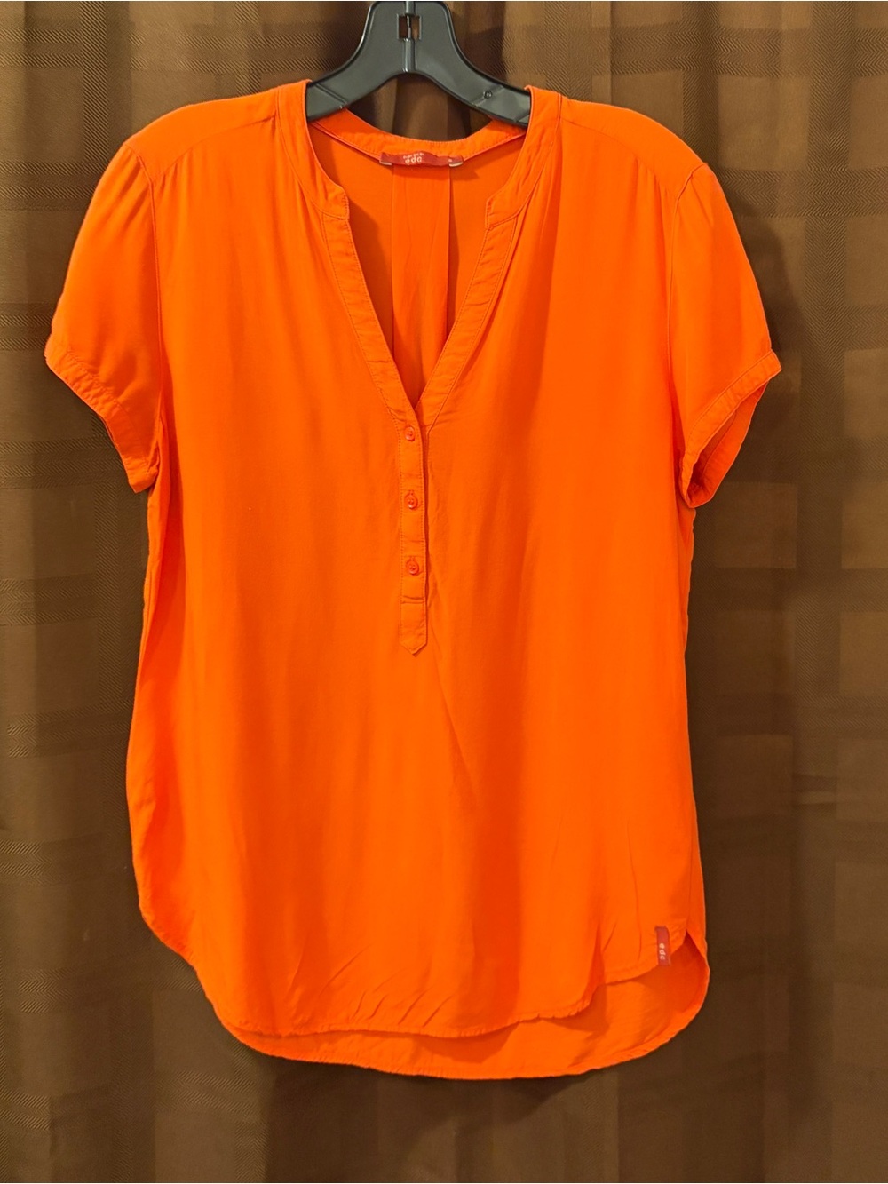 EDC Orange Blouse size small